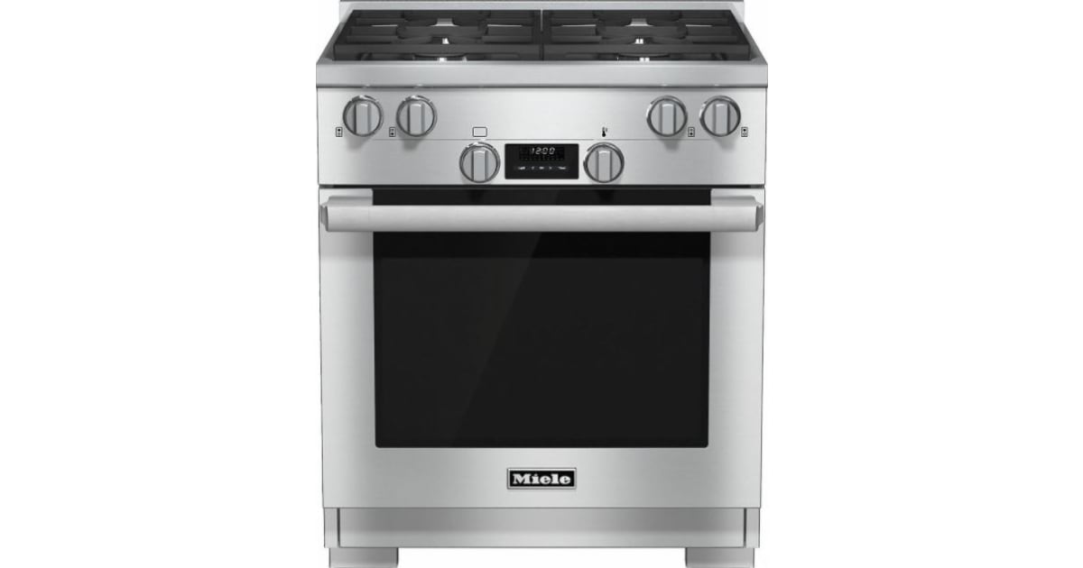 Miele HR 1724 DF 30” Dual Fuel Natural Gas Range